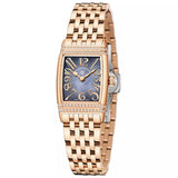 Relógio Feminino Dourado Diamond Purple Gold
