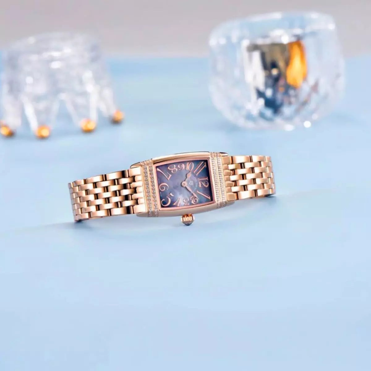 Relógio Feminino Dourado Diamond Gold