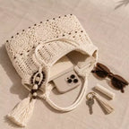 Bolsa de Praia Chic Lavinni Milos Coffe