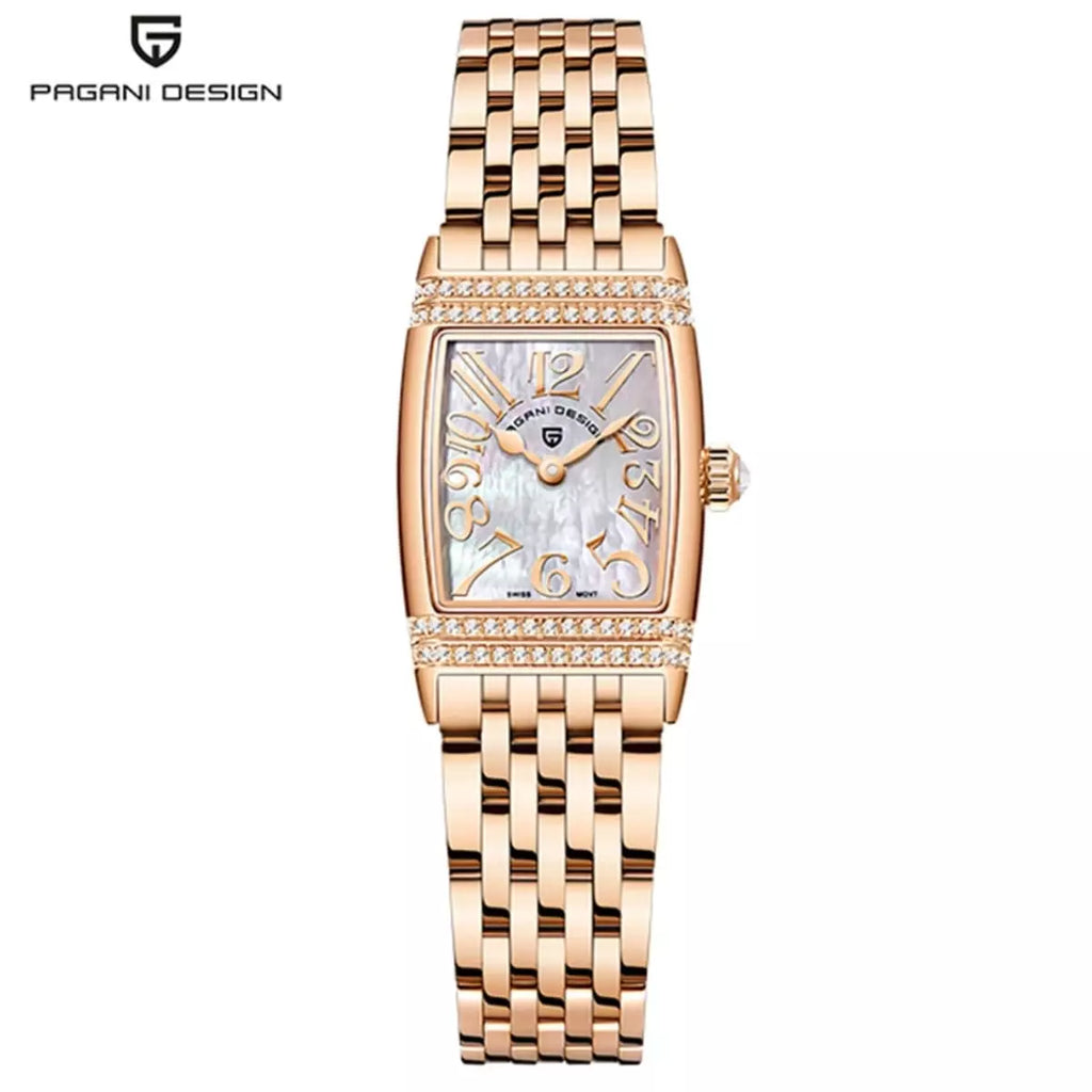 relogio feminino peuqeno diamond gold