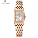 relogio feminino peuqeno diamond gold