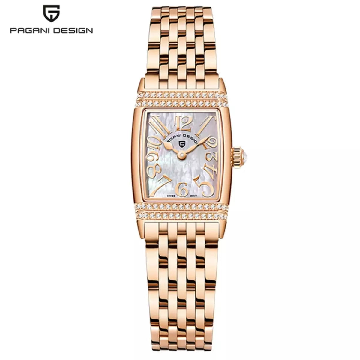 relogio feminino peuqeno diamond gold