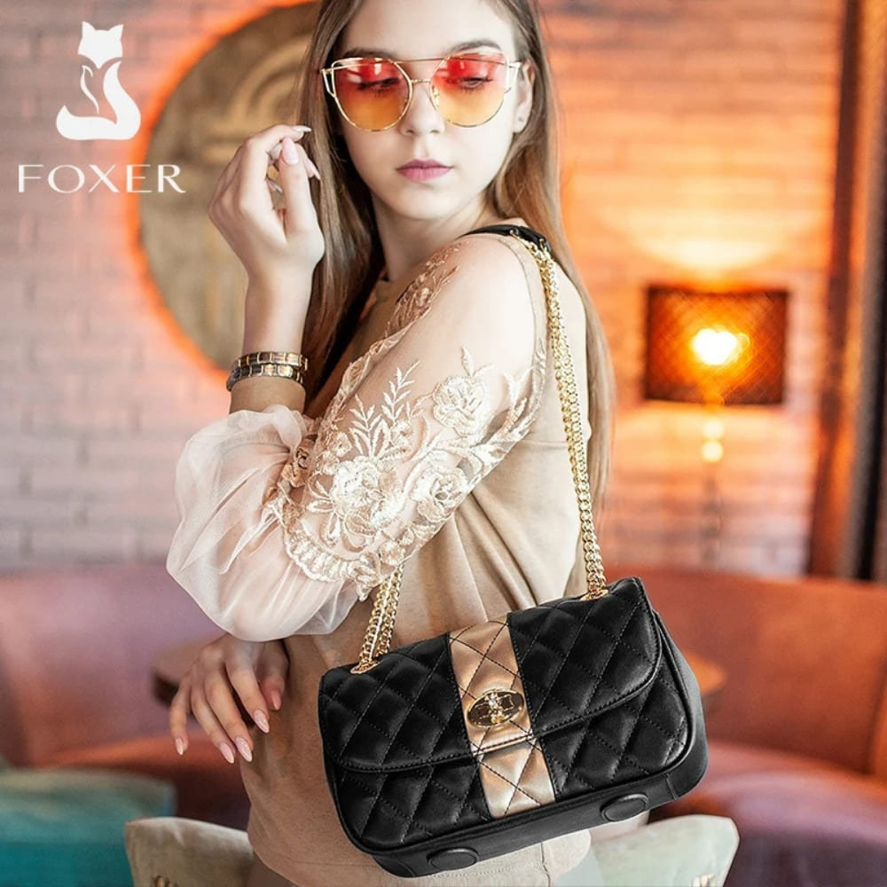 bolsa feminina transversal elegante