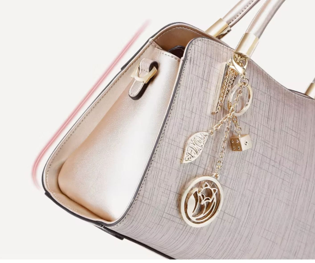 Bolsa Feminina Transversal Foxer Modelo Bella Rosê