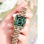 Relogio Feminino Modelo Opaline Emerald Gold