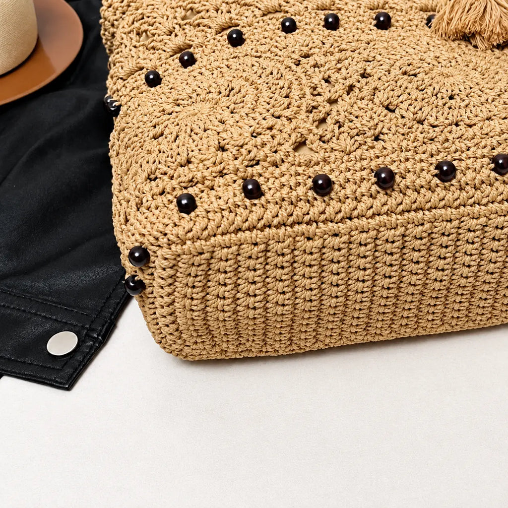 Bolsa de Praia Chic Lavinni Milos Coffe