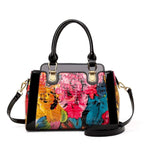 Bolsa Feminina Grande Celeste Bloom Rosé Black