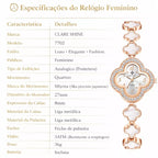 Relógio Feminino  Modelo Shine Royale Silver