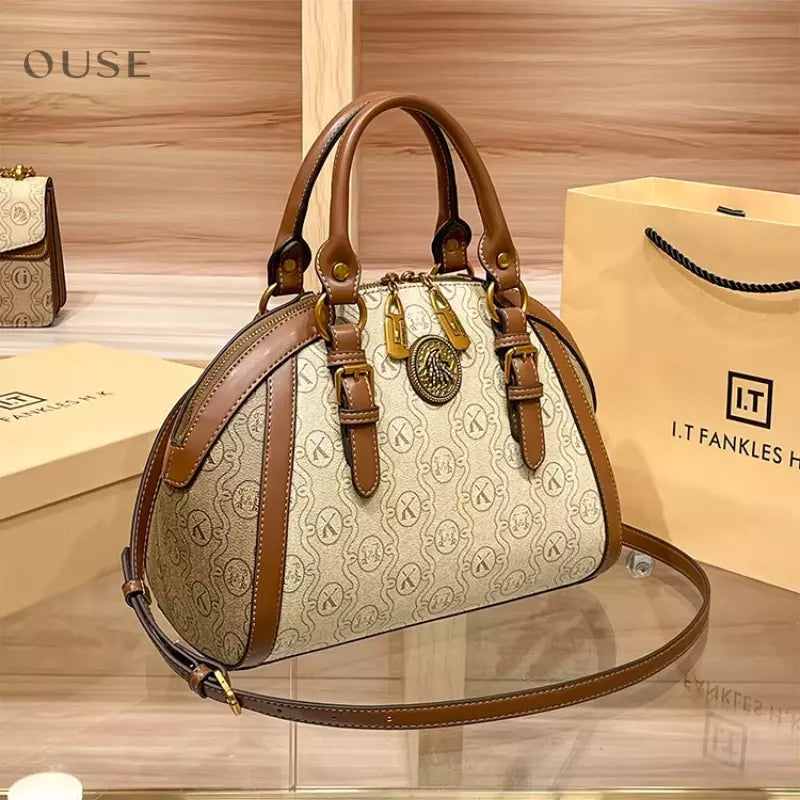 Bolsa Feminina De Mão  Modelo Siena Beige