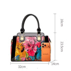 Bolsa Feminina Grande Celeste Bloom Rosé Black
