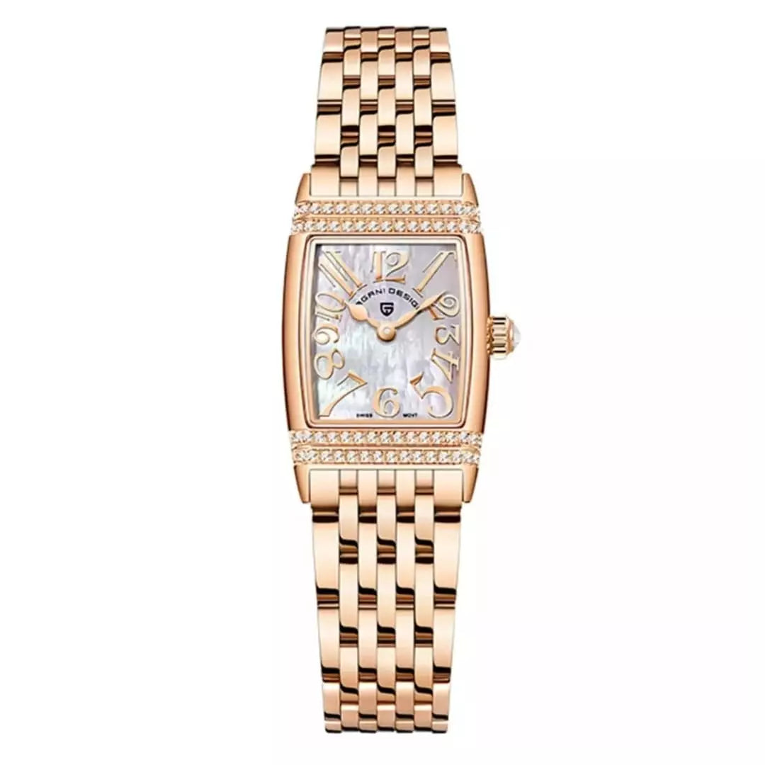 Relógio Feminino Dourado Diamond Gold