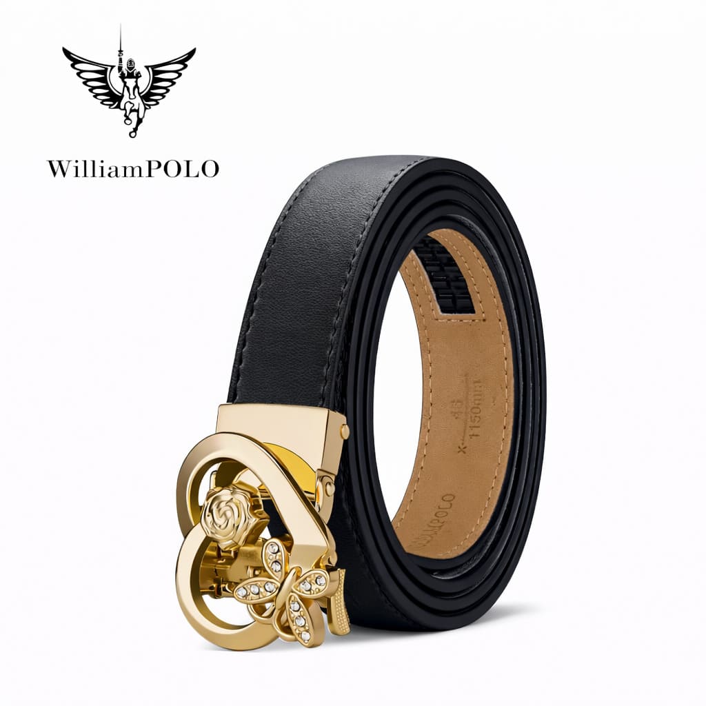 cinto feminino de couro william polo