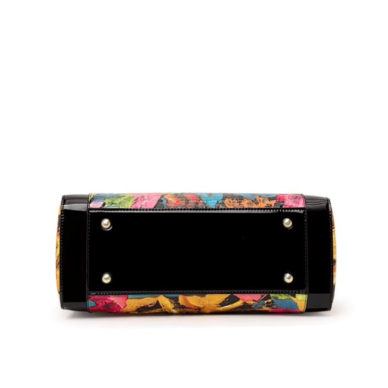 Bolsa Feminina Grande Celeste Bloom Rosé Black