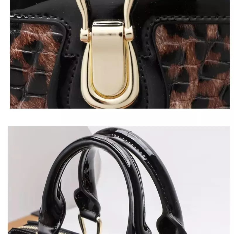 Bolsa Feminina Grande Vittoria Leopard