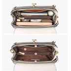 Bolsa Feminina Transversal Foxer Modelo Célinea Gray