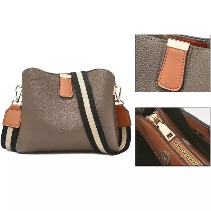 Bolsa Feminina Transversal  Valmont Brown