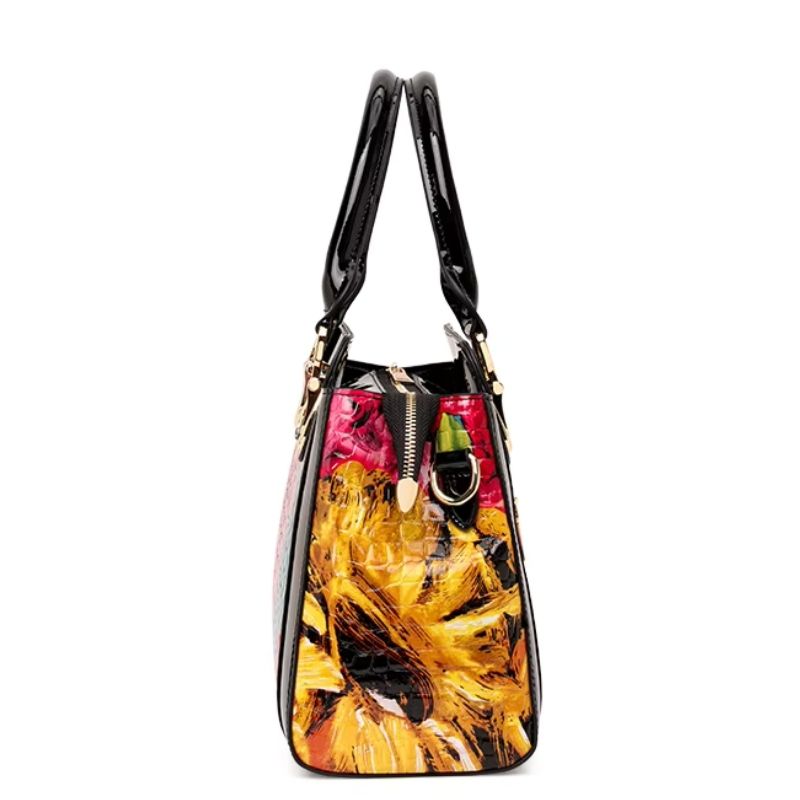 Bolsa Feminina Grande Celeste Bloom Rosé Black