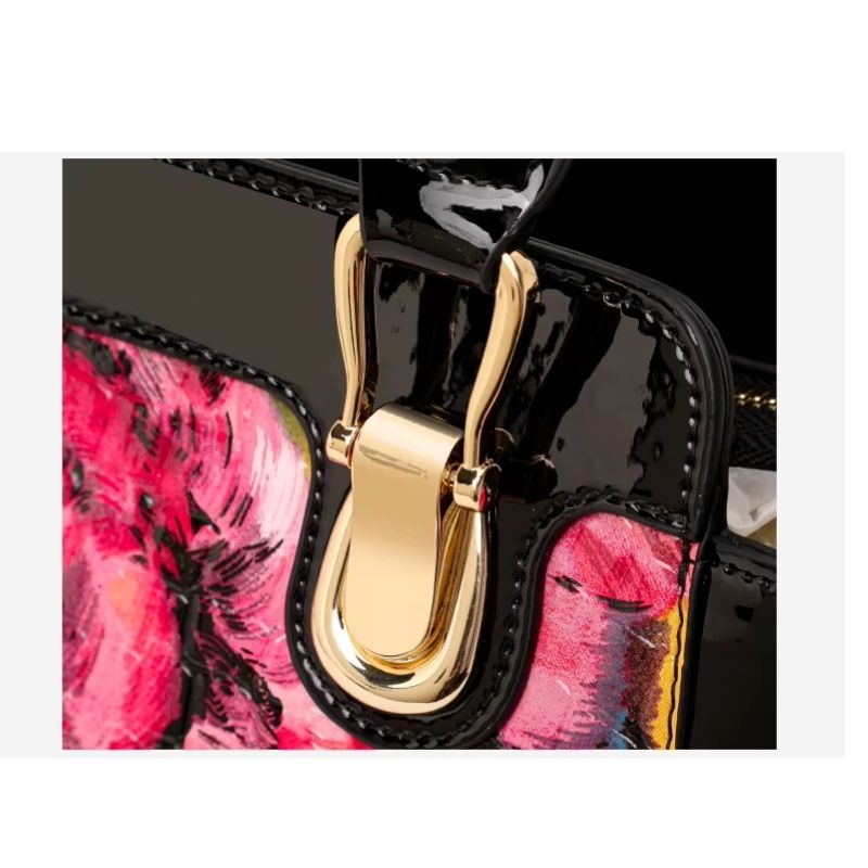 Bolsa Feminina Grande Celeste Bloom Rosé Black