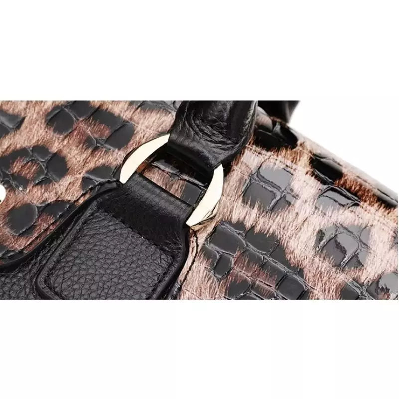 Bolsa Feminina Grande Montelisse Léopard