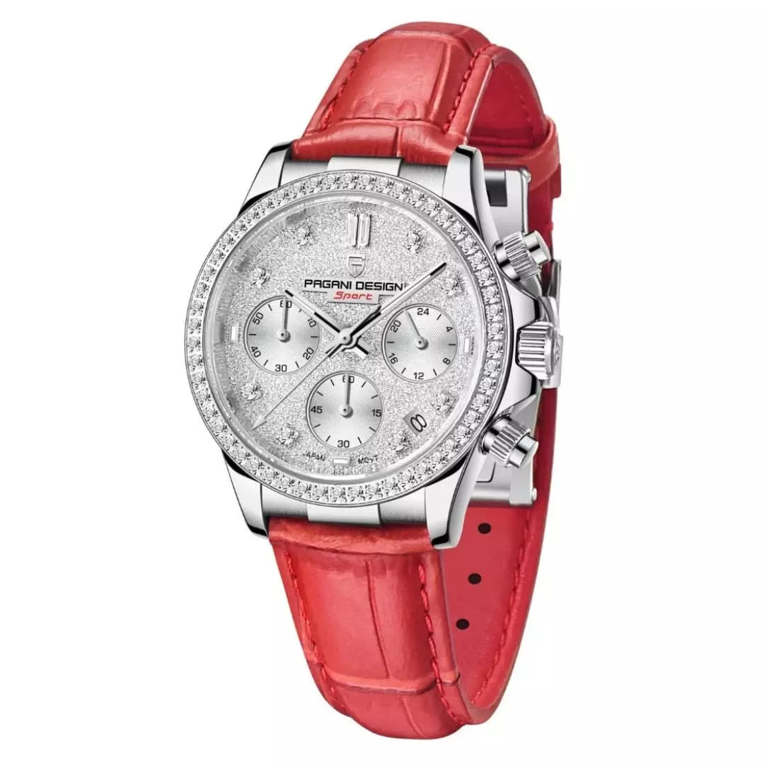 Relógio Feminino Vermelho Seraphine Red