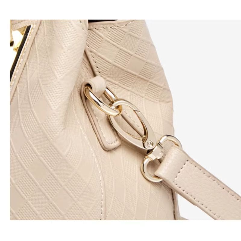 Bolsa Feminina Foxer de Ombro Modelo Verona Beige