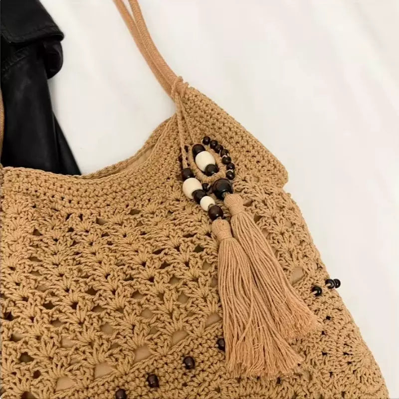 Bolsa de Praia Chic Lavinni Milos Coffe