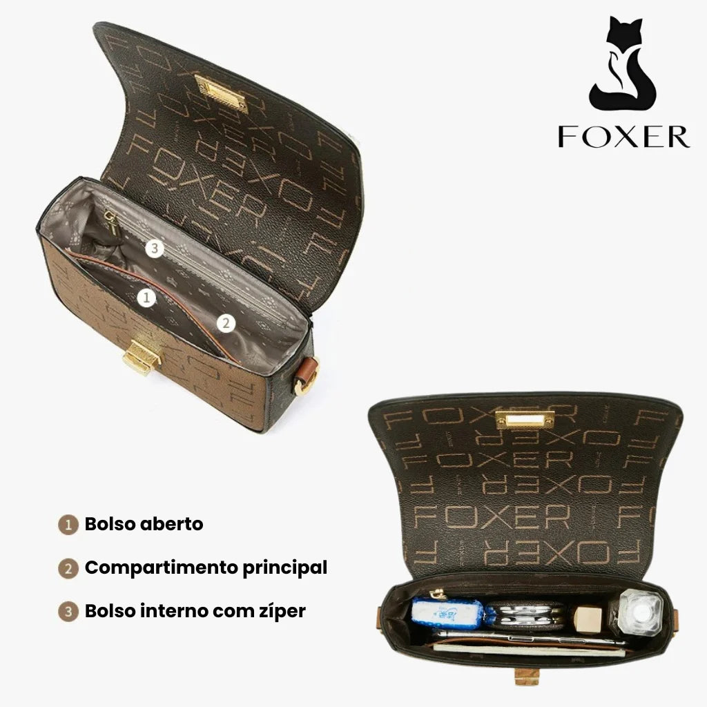 Bolsa Feminina Transversal Pequena Foxer Modelo Marvelle
