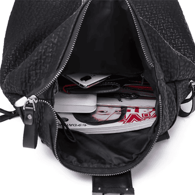 Mochila Feminina Foxer Preta Modelo Aura Black