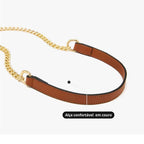 Bolsa Feminina Transversal Modelo Foxer Modelo Lady Brown