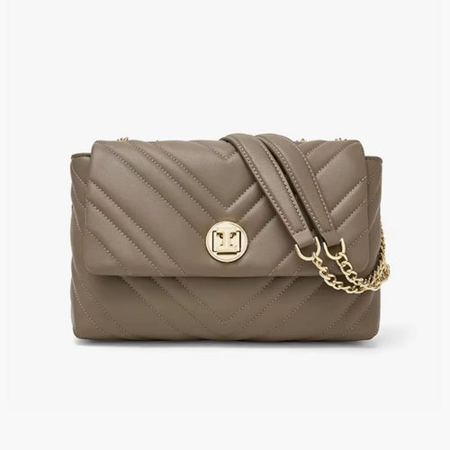 Bolsa Feminina De Couro Modelo Foxer Camille Prestige