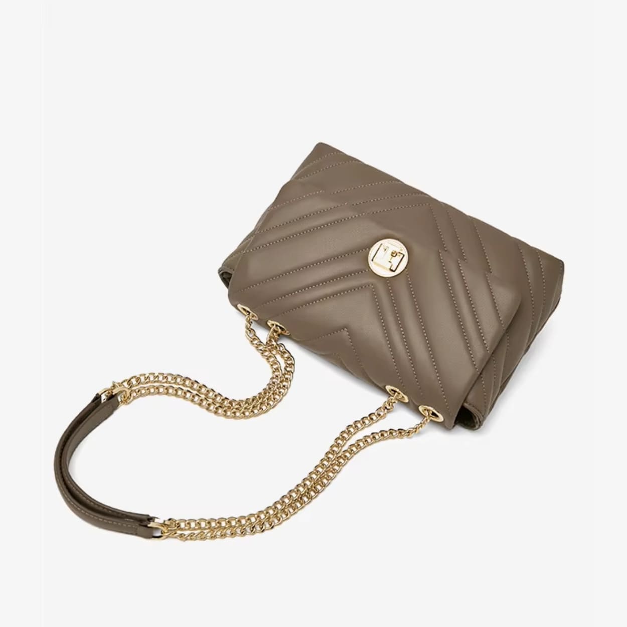 Bolsa Feminina De Couro Modelo Foxer Camille Prestige