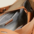 bolsa feminina grande de couro aberta 2