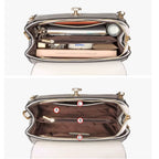 Bolsa Feminina Transversal Foxer Modelo Célinea Brown