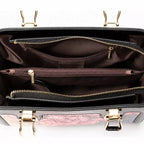 Bolsa Feminina Grande Celeste Bloom Rosé Black