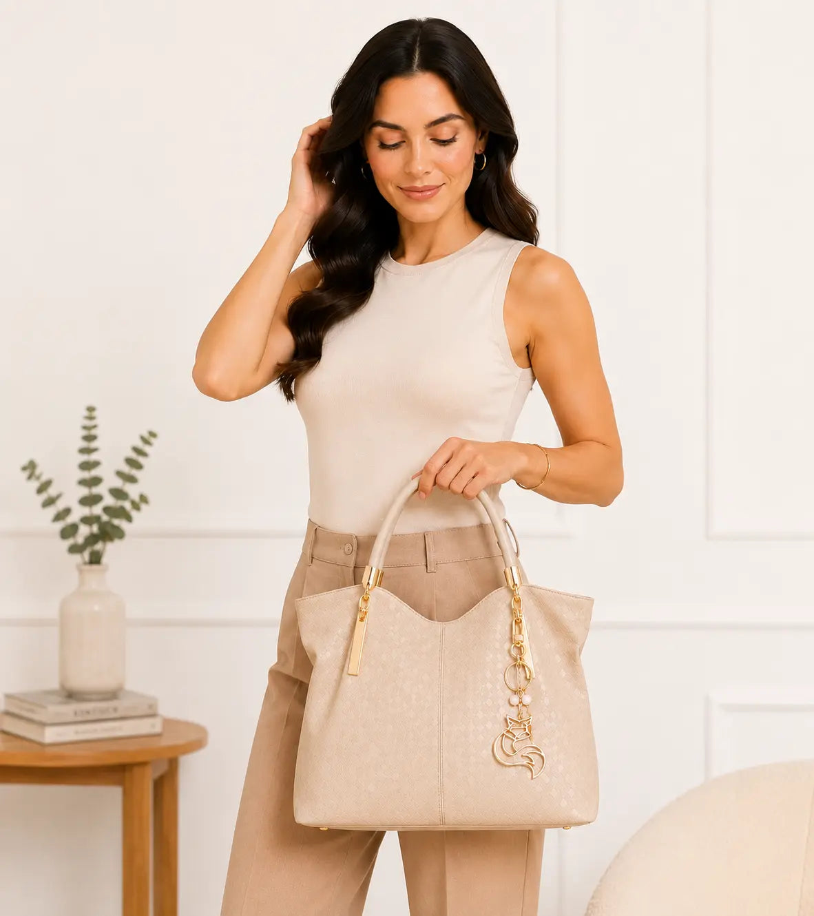 Bolsa Feminina Grande Foxer Modelo Saint Germain