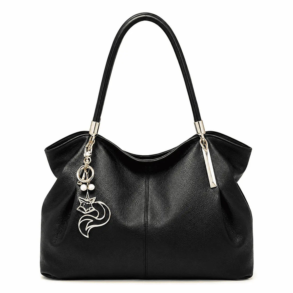 Bolsa Feminina Grande Foxer Mdelo Saint Germain Black