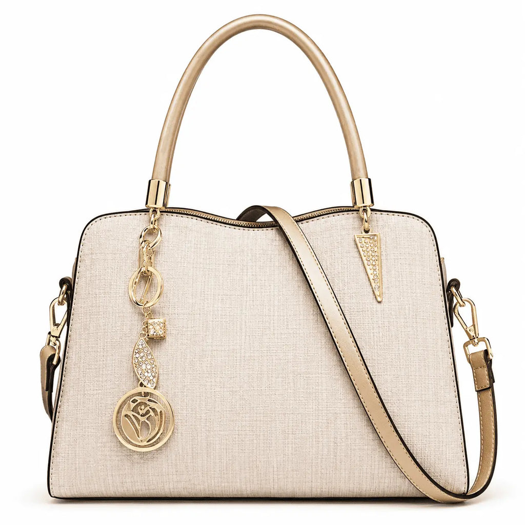 Bolsa Feminina Transversal Foxer Modelo Bella Rosê