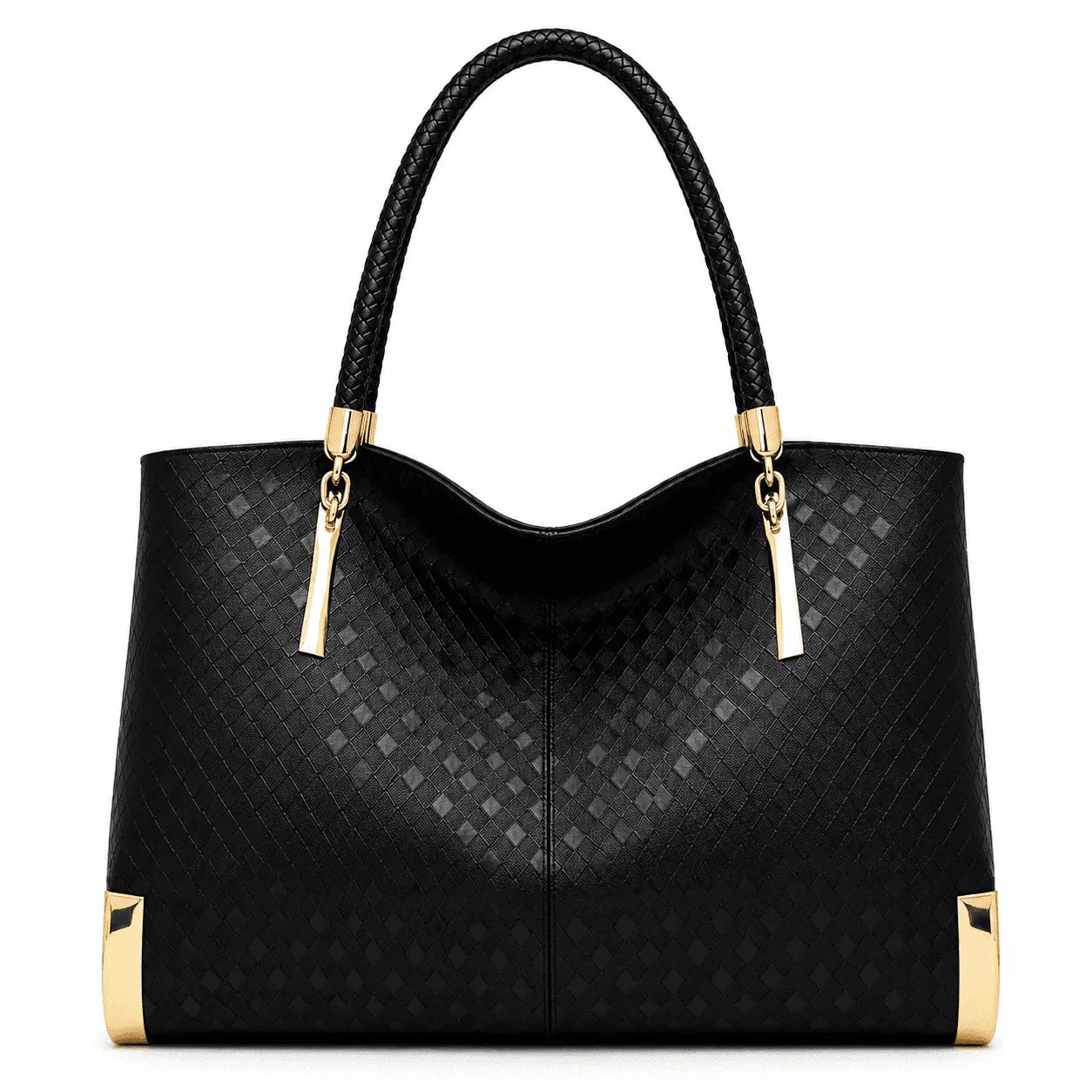 Bolsa Feminina Grande Preta Foxer Modelo Ravenna Black