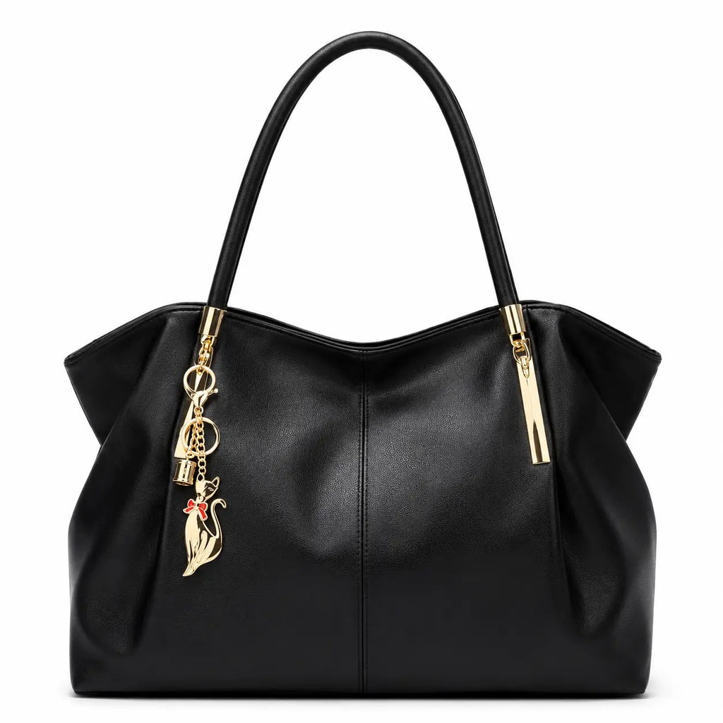 Bolsa Feminina Grande Foxer Modelo Majesté Black