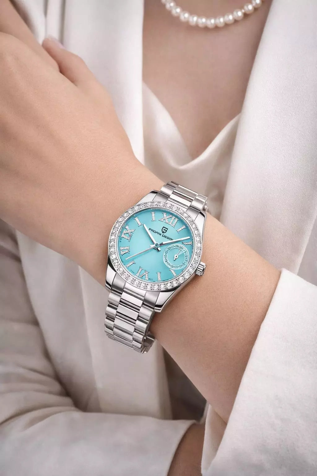Relógio Feminino Azul Geneva Blue