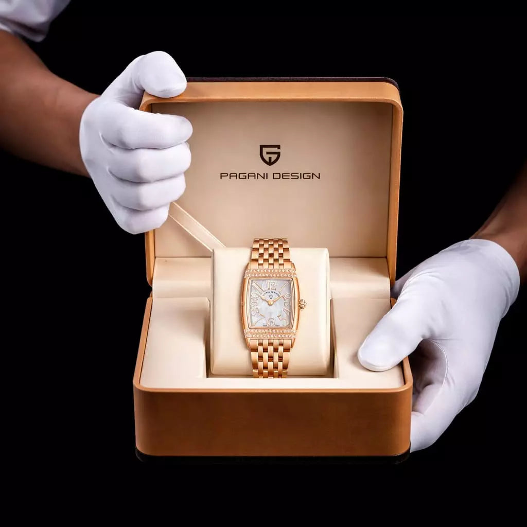 Relógio Feminino Dourado Diamond Gold