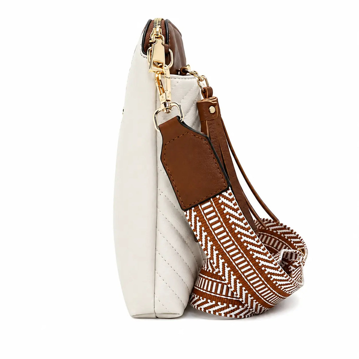 Bolsa Feminina Transversal  Althéna White