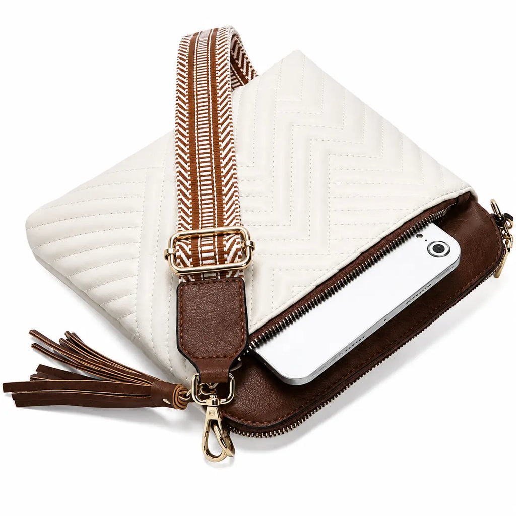 Bolsa Feminina Transversal  Althéna White
