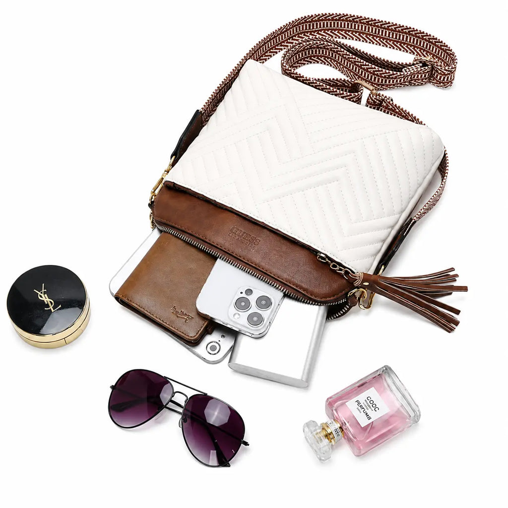 Bolsa Feminina Transversal  Althéna White