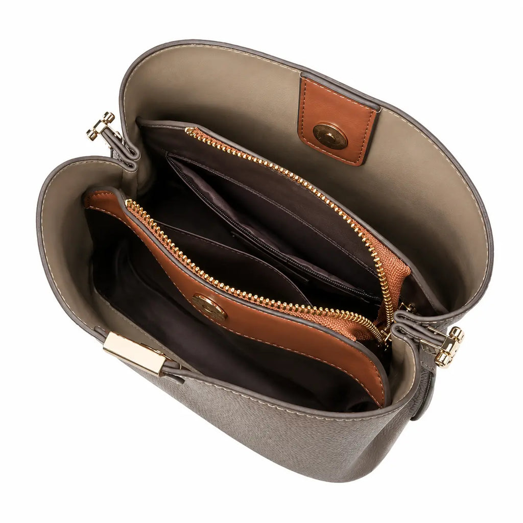 Bolsa Feminina Transversal  Valmont Brown