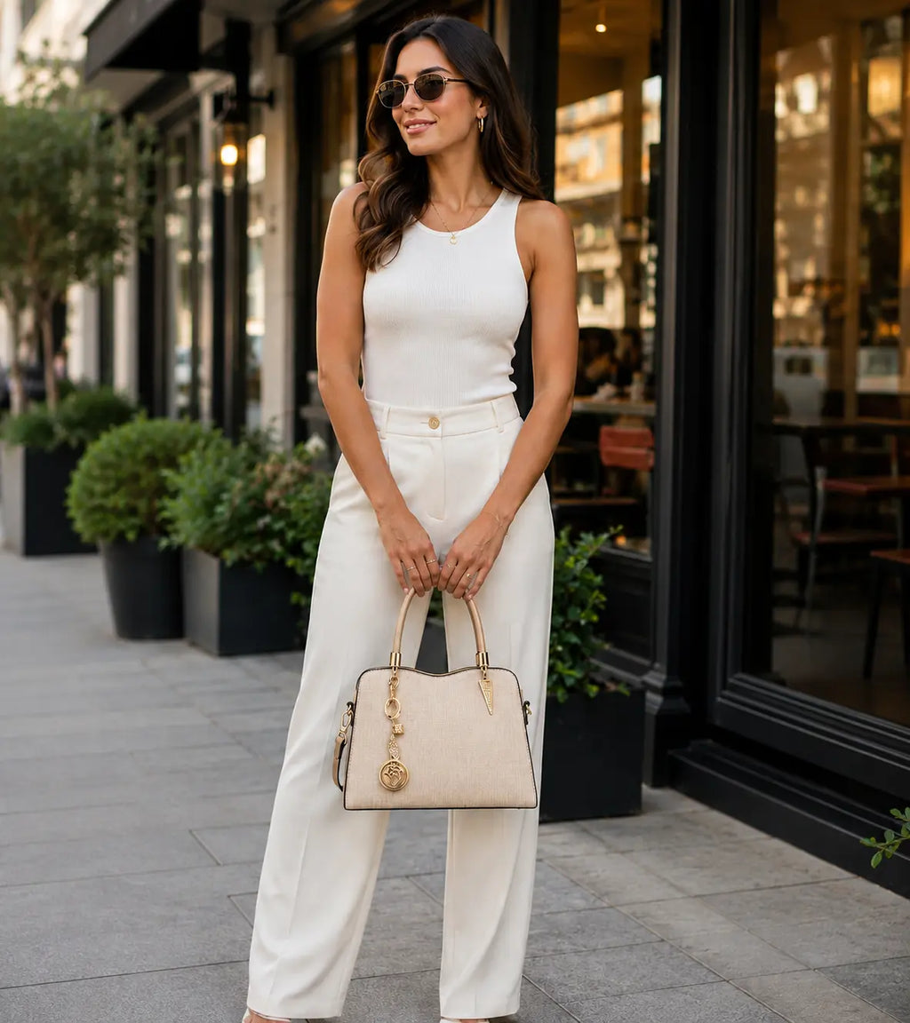 Bolsa Feminina Média Bella Rosê