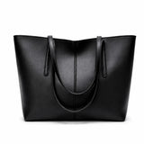 Bolsa Feminina Grande De Ombro Valenora Black
