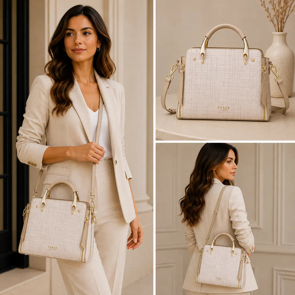 Bolsa Feminina Transversal Pequena Foxer Modelo Vérane