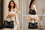 Bolsa Feminina Grande Foxer Mdelo Saint Germain Black