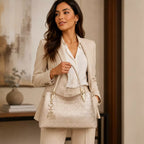 Bolsa Feminina Transversal Foxer Modelo Alma Golden